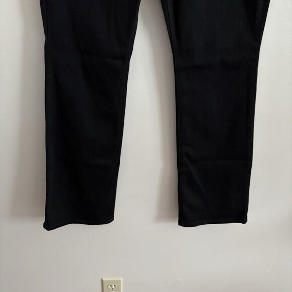 Old Navy Women 12 Black Denim Casual Grunge Mid-Rise Wow Boot-Cut Jeans NWT - Picture 3 of 10